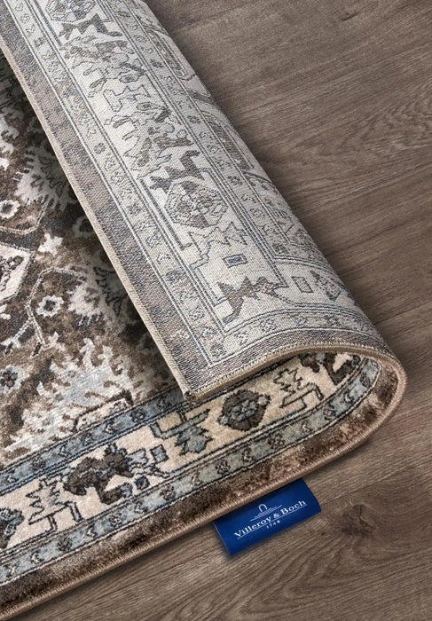 Villeroy and Boch kollektion 1869 106124 brown cream Brown, Cream Living Room  Rug.