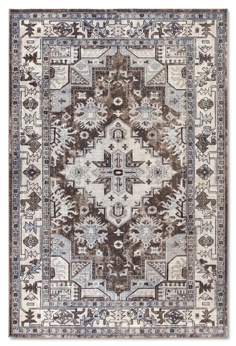 Villeroy and Boch kollektion 1869 106124 brown cream Brown, Cream Living Room  Rug.
