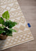 Villeroy and Boch 1879 106137 cream Cream Living Room Geometric Rug.