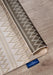Villeroy and Boch 1879 106137 cream Cream Living Room Geometric Rug.