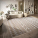 Villeroy and Boch 1879 106137 cream Cream Living Room Geometric Rug.