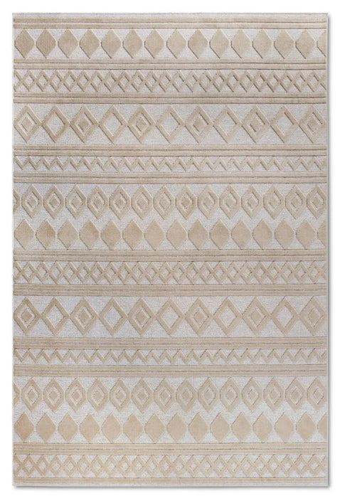 Villeroy and Boch 1879 106137 cream Cream Living Room Geometric Rug.