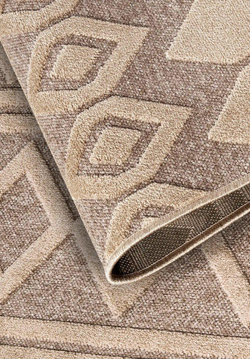 Villeroy and Boch 1879 106138 natural grey beige Beige Living Room Geometric Rug.