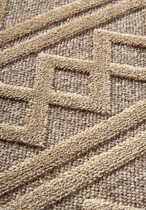 Villeroy and Boch 1879 106138 natural grey beige Beige Living Room Geometric Rug.
