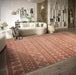 Villeroy and Boch 1879 106139 natural copper Orange Living Room Geometric Rug.