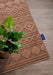 Villeroy and Boch 1879 106139 natural copper Orange Living Room Geometric Rug.