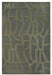 Villeroy and Boch 1879 106141 jungle green Green Living Room Geometric Rug.