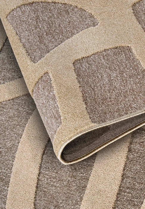 Villeroy and Boch 1879 106142 natural grey beige Grey, Beige Living Room Geometric Rug.