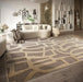 Villeroy and Boch 1879 106142 natural grey beige Grey, Beige Living Room Geometric Rug.