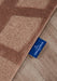Villeroy and Boch 1879 106143 natural copper Orange Living Room Geometric Rug.