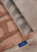 Villeroy and Boch 1879 106143 natural copper Orange Living Room Geometric Rug.
