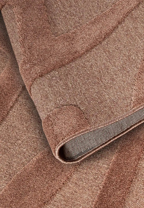 Villeroy and Boch 1879 106143 natural copper Orange Living Room Geometric Rug.