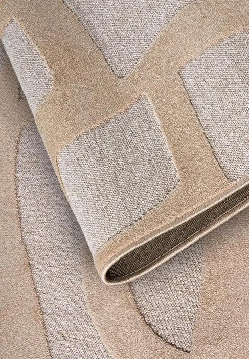 Villeroy and Boch 1879 106144 cream Ivory Living Room Geometric Rug.