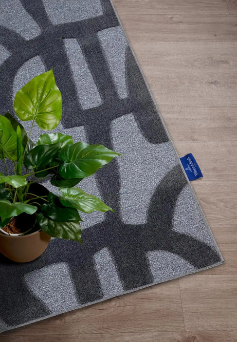 Villeroy and Boch 1879 106145 anthracite Grey Living Room Geometric Rug.
