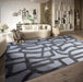 Villeroy and Boch 1879 106145 anthracite Grey Living Room Geometric Rug.