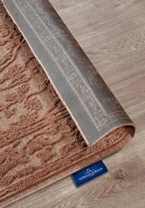Villeroy and Boch 1879 106147 natural copper Orange Living Room Geometric Rug.