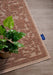 Villeroy and Boch 1879 106147 natural copper Orange Living Room Geometric Rug.