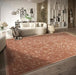 Villeroy and Boch 1879 106147 natural copper Orange Living Room Geometric Rug.