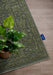 Villeroy and Boch 1879 106148 jungle green Green Living Room Geometric Rug.