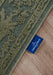 Villeroy and Boch 1879 106148 jungle green Green Living Room Geometric Rug.