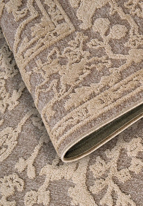 Villeroy and Boch 1879 106149 natural grey beige Grey, Beige Living Room Geometric Rug.