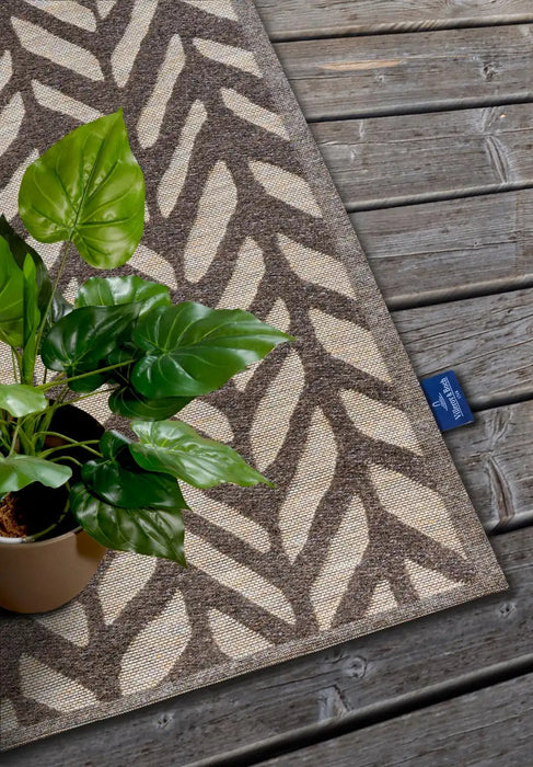 Villeroy and Boch 1883 indoor outdoor 106150 natural brown beige Brown, Beige Living Room Washable Rug.