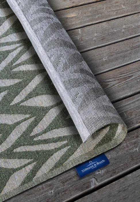 Villeroy and Boch 1883 indoor outdoor 106157 jungle green Green Living Room Washable Rug.