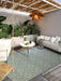 Villeroy and Boch 1883 indoor outdoor 106158 jungle green Green Living Room Washable Rug.