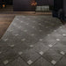Oriental Weavers manhattan ow 1336 y grey Grey Living Room Geometric Rug.