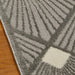 Oriental Weavers manhattan ow 1336 y grey Grey Living Room Geometric Rug.