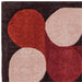 Asiatic romy 14 jive red Multicoloured, Red Living Room Geometric Rug.