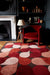 Asiatic romy 14 jive red Multicoloured, Red Living Room Geometric Rug.