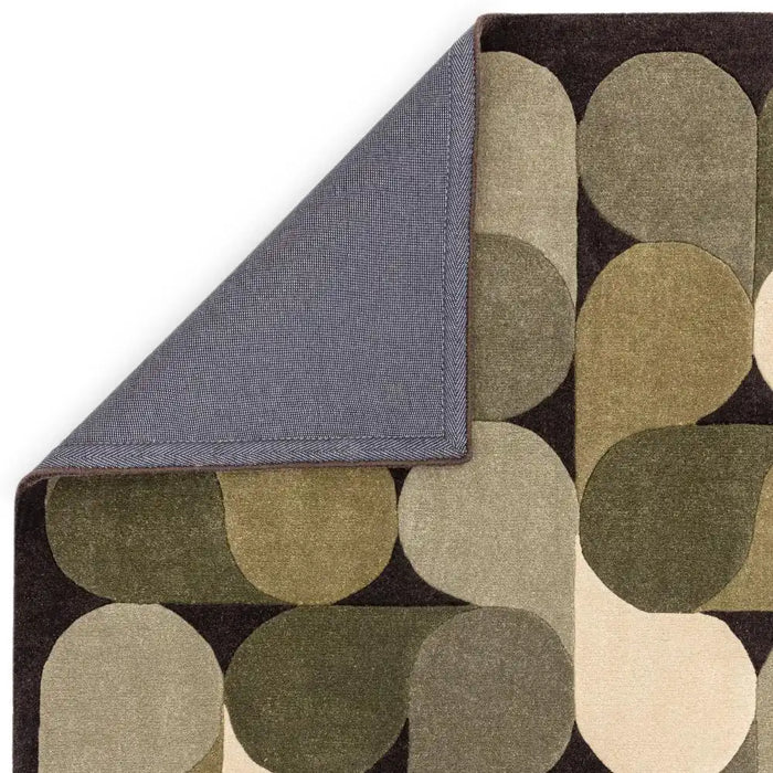Asiatic romy 15 jive green Green Living Room Geometric Rug.