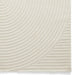 Think Rugs flores by think 1924 cream Ivory, Cream Living Room Shaggy Rug.