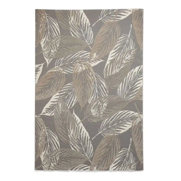 Think Rugs flores by think 1925 grey Grey Living Room Shaggy Rug.