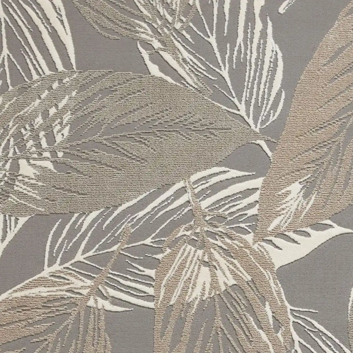 Think Rugs flores by think 1925 grey Grey Living Room Shaggy Rug.