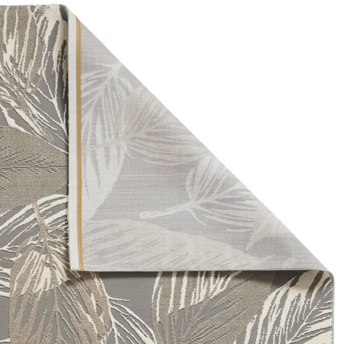 Think Rugs flores by think 1925 grey Grey Living Room Shaggy Rug.