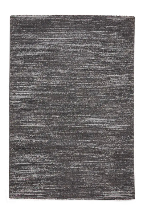 Think Rugs flores by think 1930 charcoal Grey Living Room Shaggy Rug.
