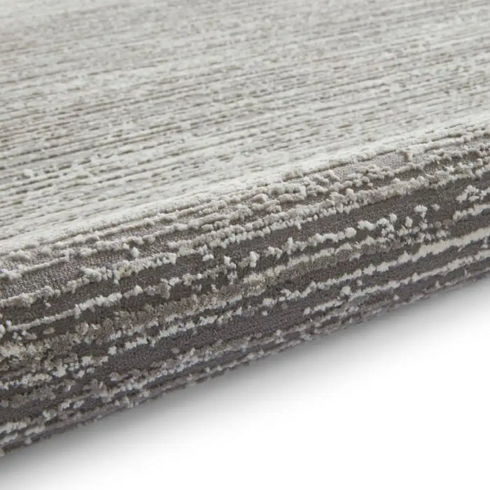 Think Rugs flores by think 1930 grey Grey Living Room Shaggy Rug.