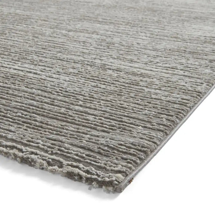 Think Rugs flores by think 1930 grey Grey Living Room Shaggy Rug.