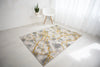 Rug Style balletto 19na beige ochre Yellow, Beige Living Room Geometric Rug.
