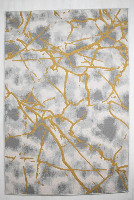 Rug Style balletto 19na beige ochre Yellow, Beige Living Room Geometric Rug.
