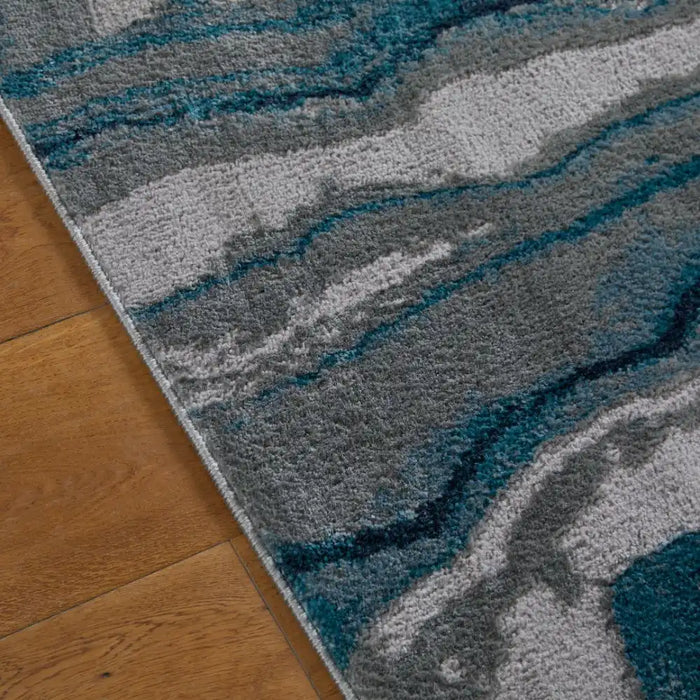 Oriental Weavers zoe 2063 l Blue, Multicoloured Living Room Geometric Rug.