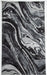 Rug Style balletto 21ea black anthracite Black Living Room Geometric Rug.