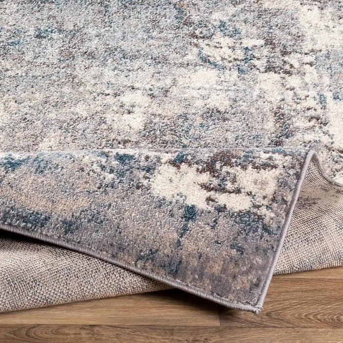 Surya valerie 2307 blue Brown, Cream Living Room Washable Rug.