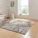 Think Rugs craft 23270 beige Grey, Beige Living Room Geometric Rug.