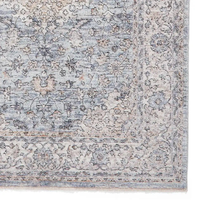 Think Rugs vintage think 35013 blue Blue Living Room  Rug.