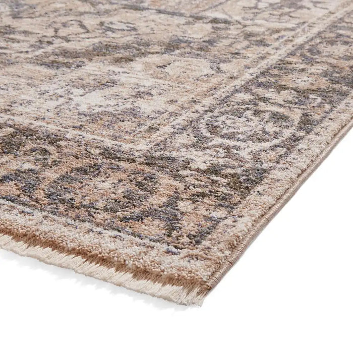 Think Rugs vintage think 35018 green Green Living Room  Rug.