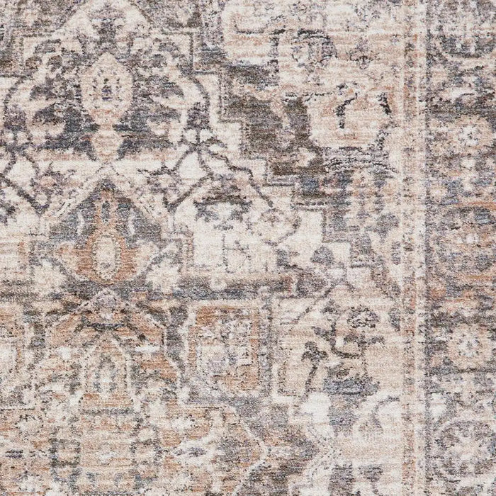 Think Rugs vintage think 35018 green Green Living Room  Rug.