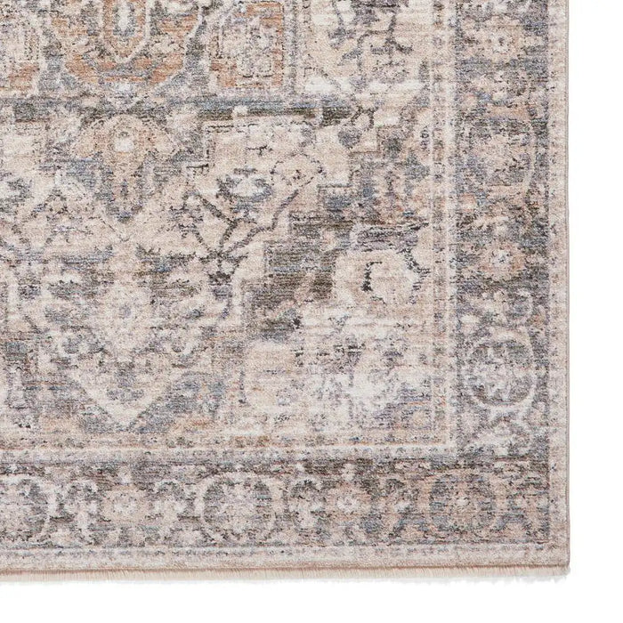 Think Rugs vintage think 35018 green Green Living Room  Rug.